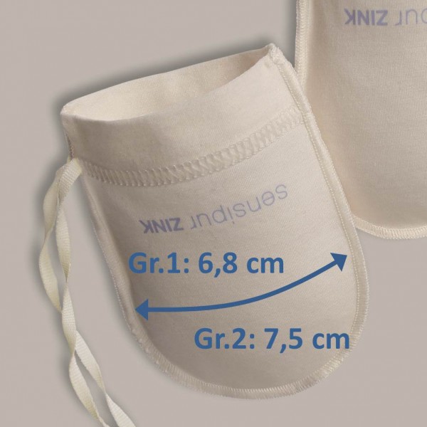 Baby-Fäustlinge mit Zink