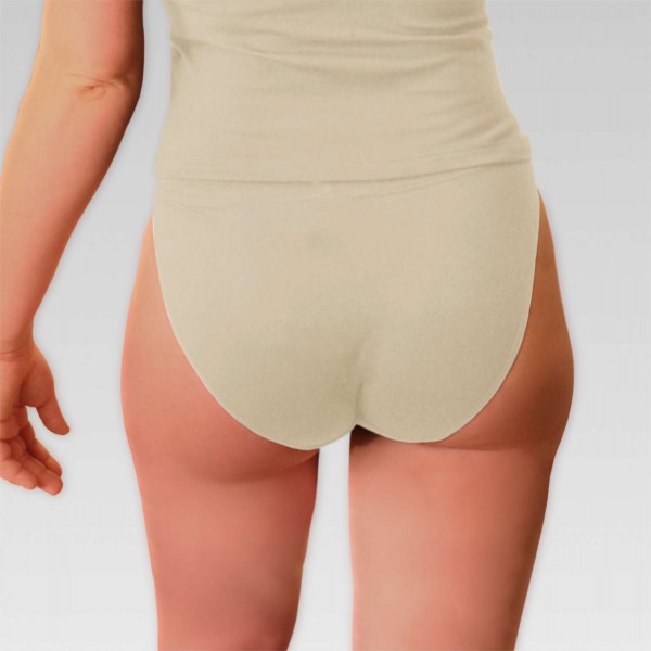 Damen Bikini-Slip in weiß