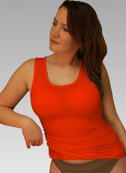 Damen Tank-Top in koralle